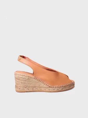 Wedge espadrilles peep toe style - LAILA-P