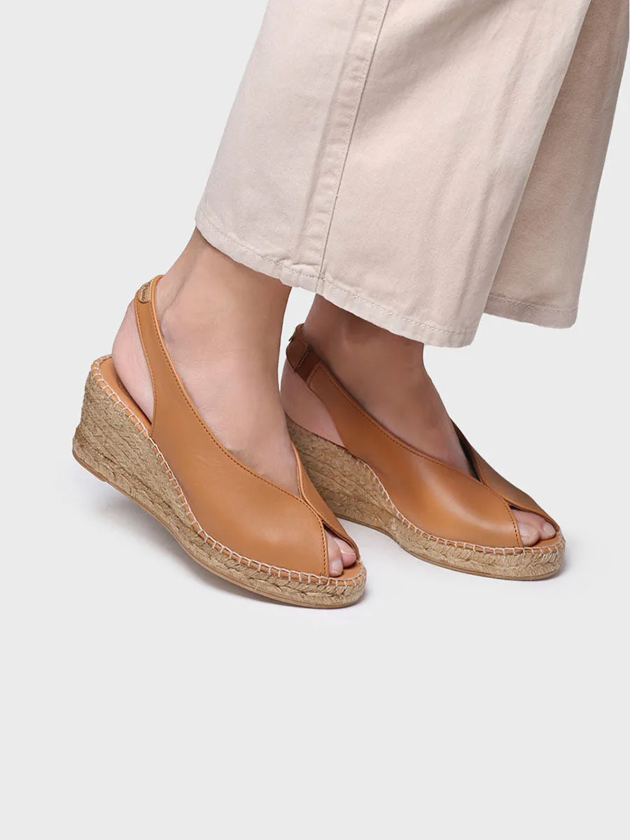Wedge espadrilles peep toe style - LAILA-P