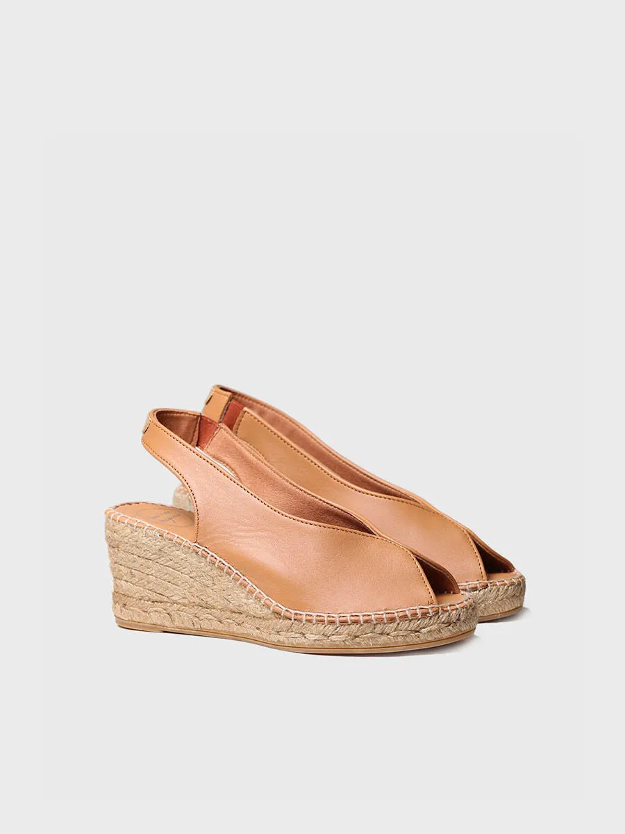 Wedge espadrilles peep toe style - LAILA-P