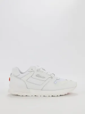 White Low Top Leather Trainers