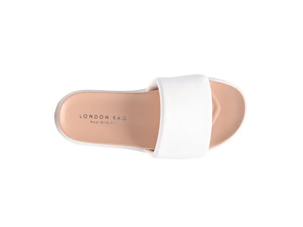 white MOULDED POOL SLIDES