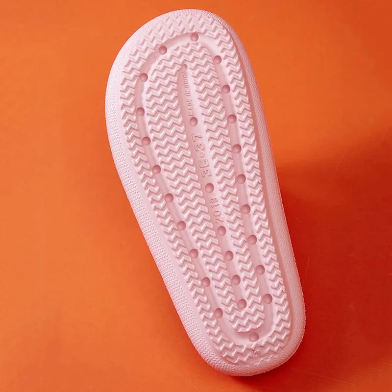 Women's Buckle Slip On Slides Slippers
