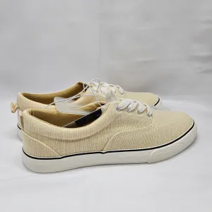 Women's Yellow Canvas Lace Up Shoes