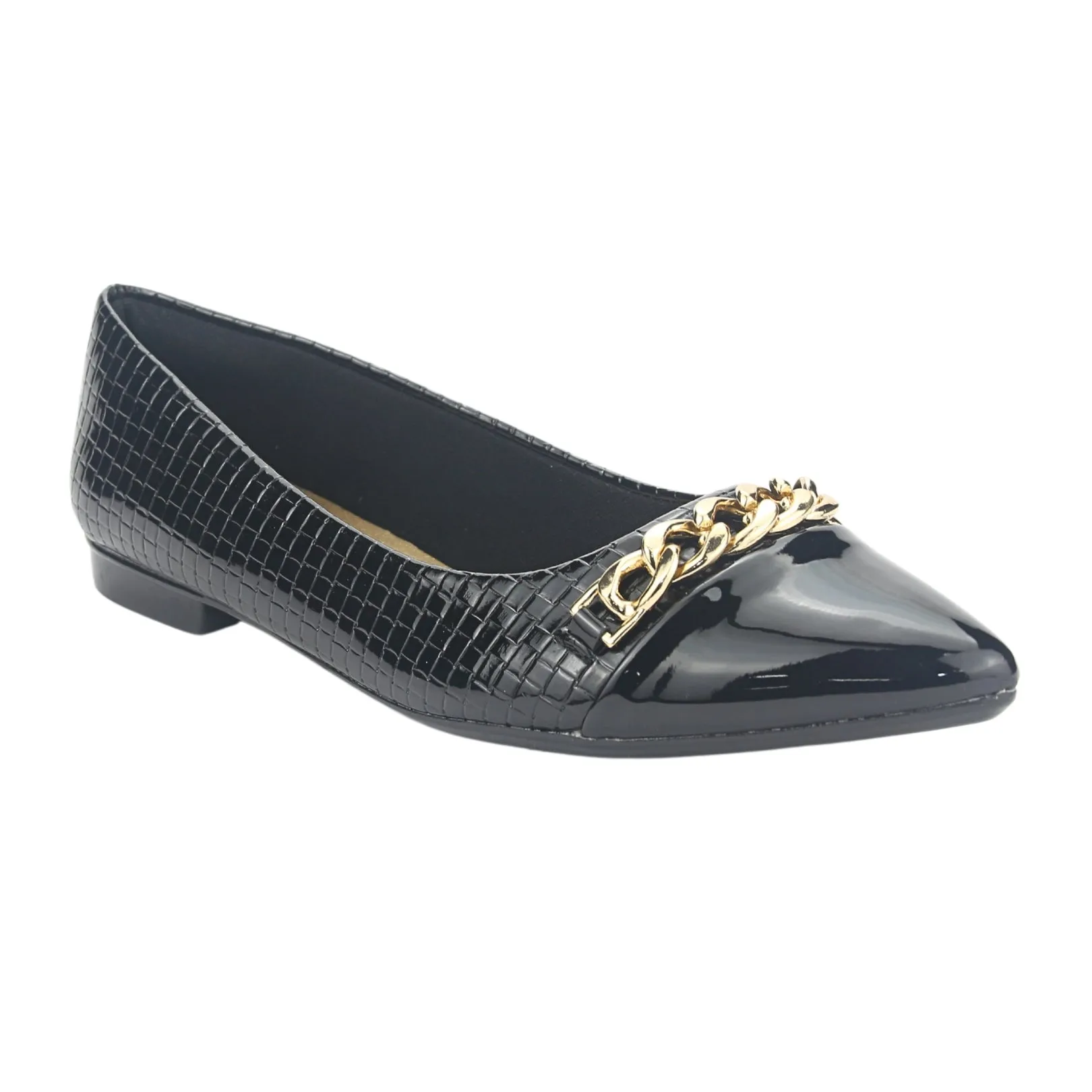 Zapato Chalada Mujer Mercnew-3 Negro Casual
