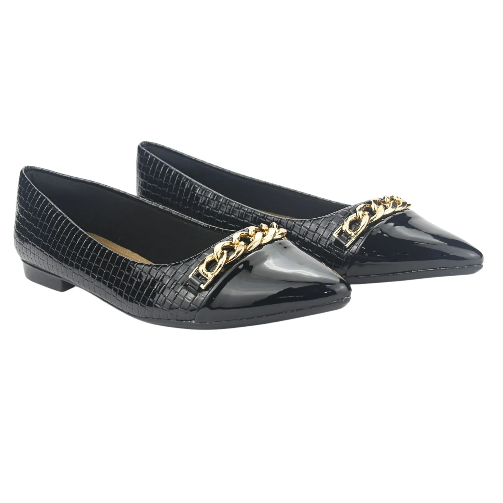 Zapato Chalada Mujer Mercnew-3 Negro Casual
