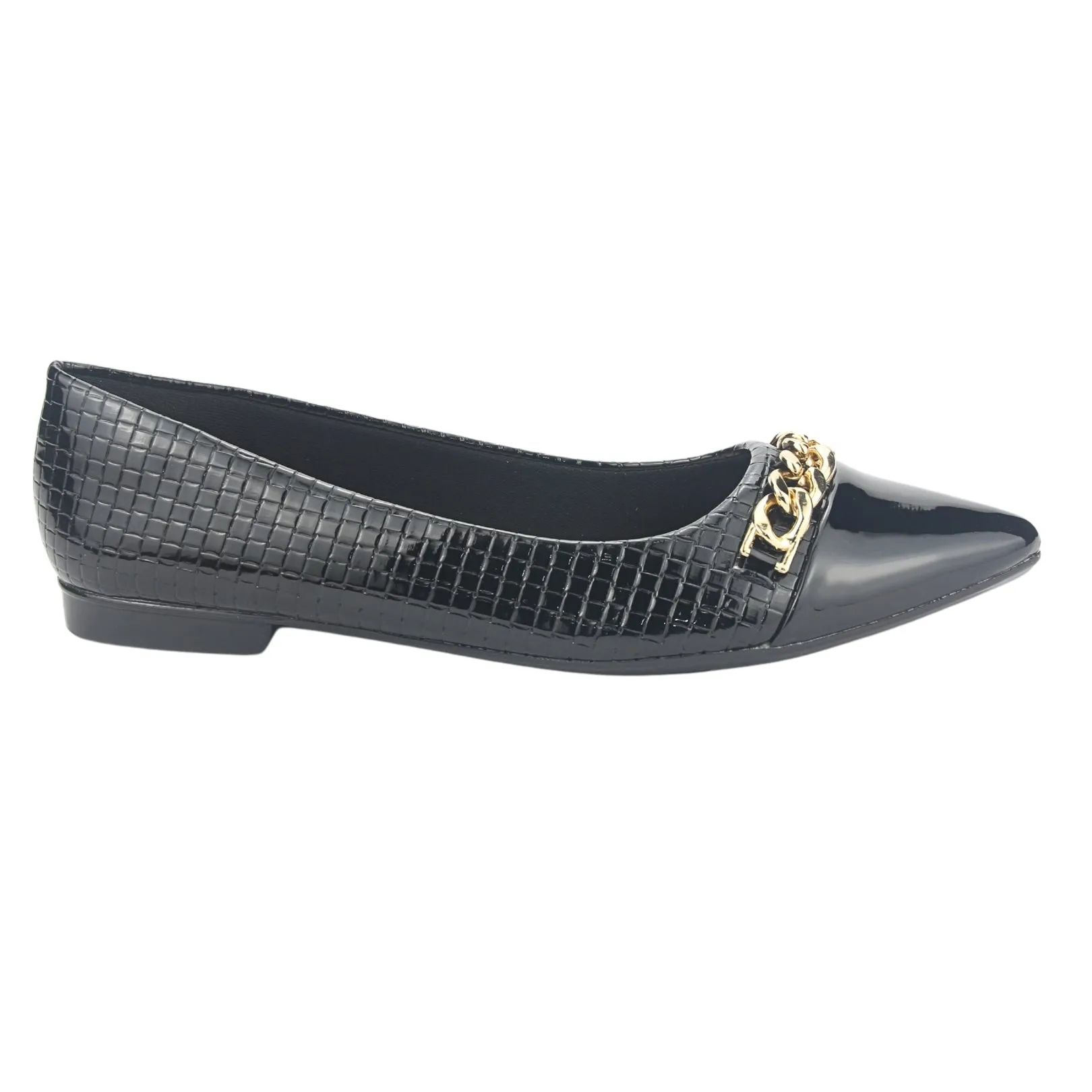 Zapato Chalada Mujer Mercnew-3 Negro Casual