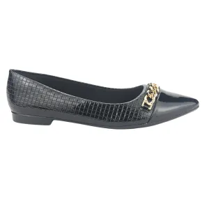 Zapato Chalada Mujer Mercnew-3 Negro Casual