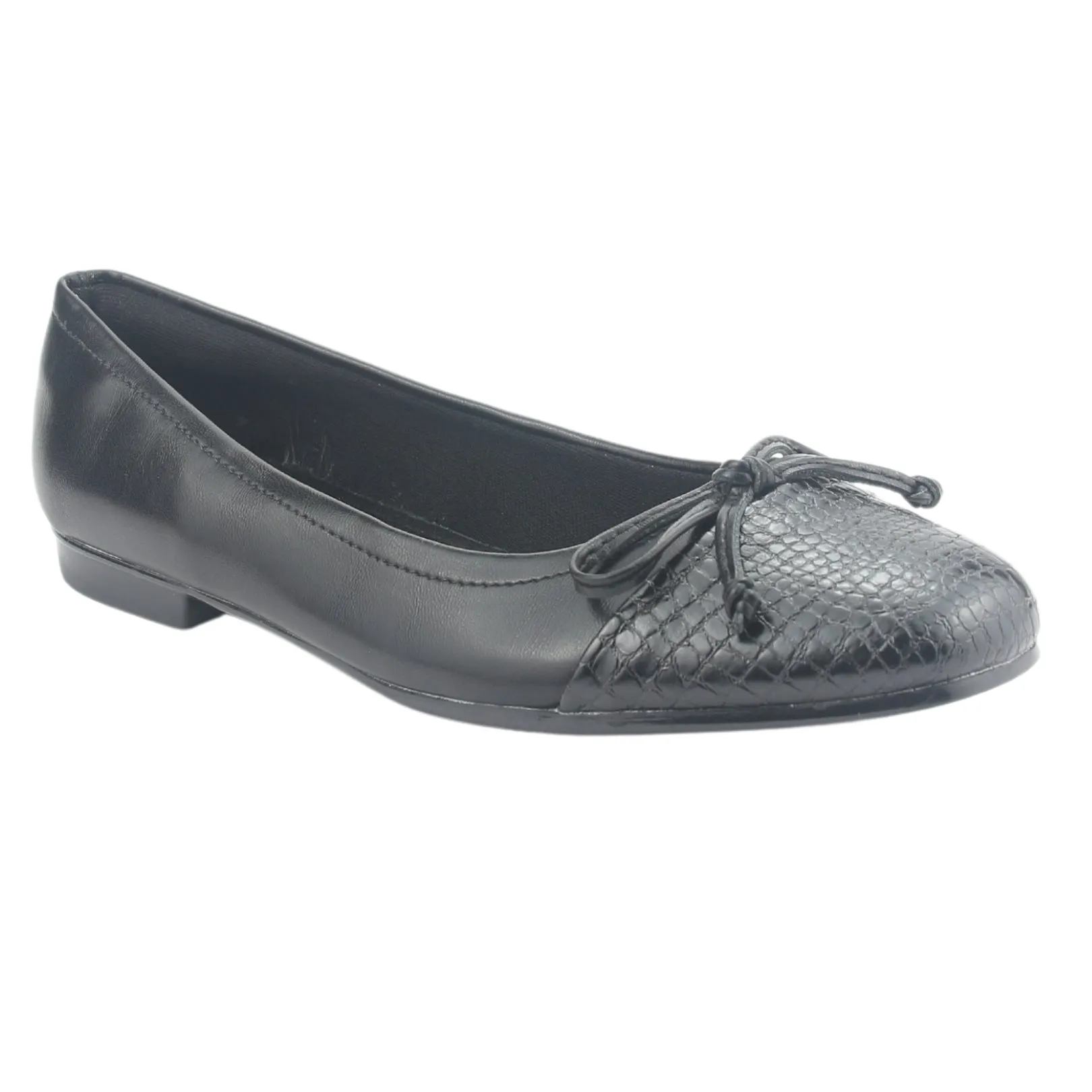 Zapato Chalada Mujer Nazzer-4 Negro Casual